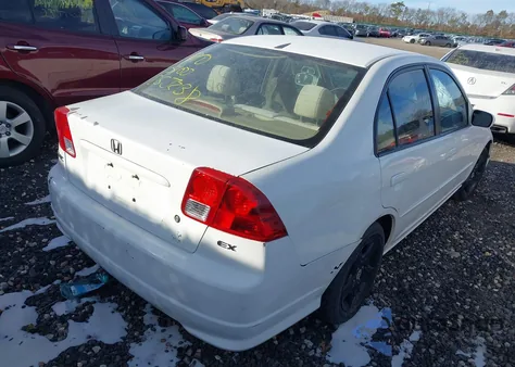 2004 Honda Civic Ex из США, поврежденный, VIN 2HGES26724H506299